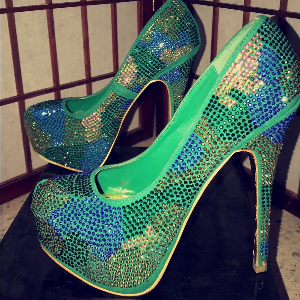 Glam and glitz heels
